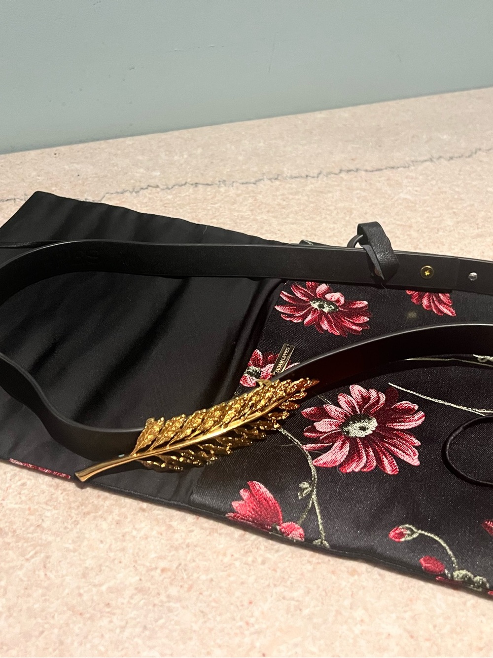 Adam Lippes Fern Belt, Sz. M - Finished in 24 K Gold - Picture 5 of 12